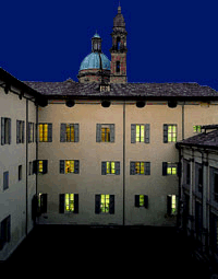 Cortile interno Palazzo San Giorgio - sede Biblioteca Municipale