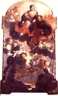 Madonna con San Giacomo pellegrino e San Gaetano da Thiene con il Bambino 
