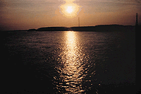 Tramonto sul Fiume Po